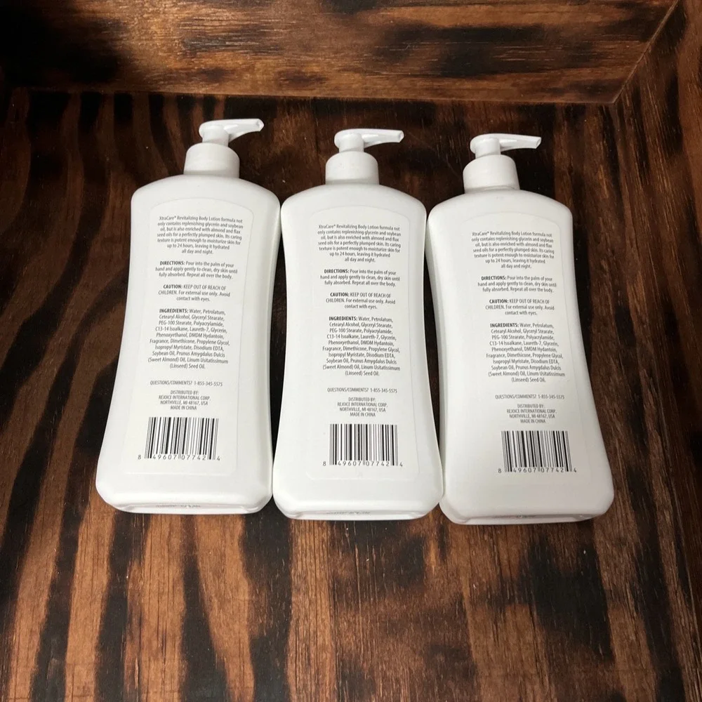( Lot‎ 3 )  ALMOND & FLAXSEED OIL HYDRA PLUS BODY LOTION with PUMP 16 oz Each